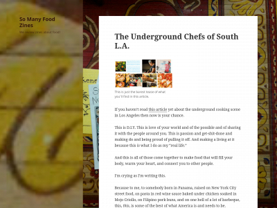 somanyfoodzines.com snapshot