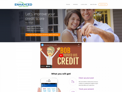 enhancedcreditservices.com snapshot