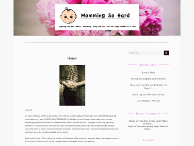 mommingsohardonline.com snapshot