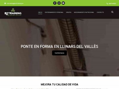 www.retraining.es snapshot