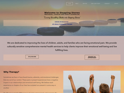 www.steppingstonesfamilycounseling.com snapshot