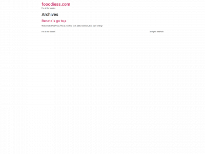 fooodiess.com snapshot