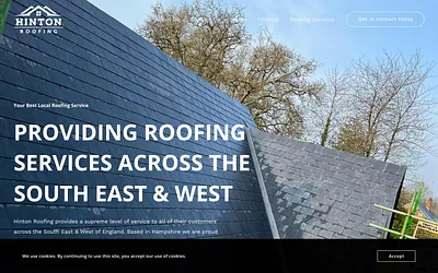 hintonroofing.com snapshot