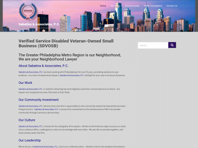 sabatinaassociates.com snapshot
