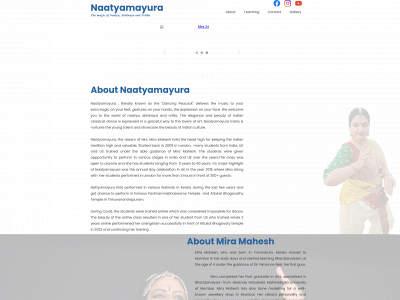 naatyamayura.com snapshot