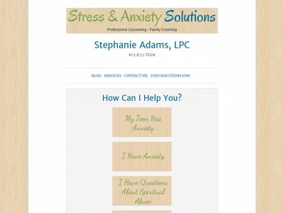 stephanieadamslpc.com snapshot