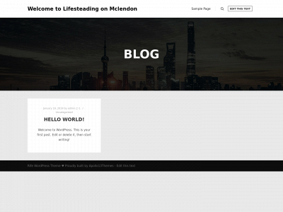 lifesteadingonmclendon.com snapshot