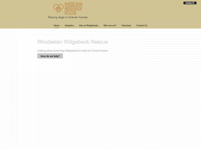 ridgeback.org snapshot