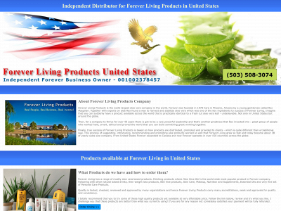 foreverlivingfbo.com snapshot