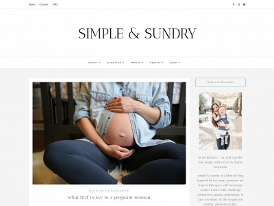 simpleandsundry.com snapshot