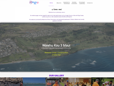 waiehukouphase3org.com snapshot