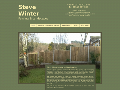 stevewinterfencingandlandscapes.co.uk snapshot