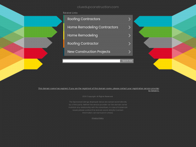 cluedupconstruction.com snapshot