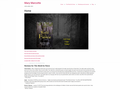 marymarcotte.com snapshot