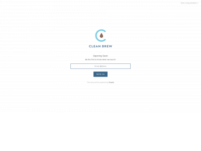 cleanbrewcoffeeco.com snapshot