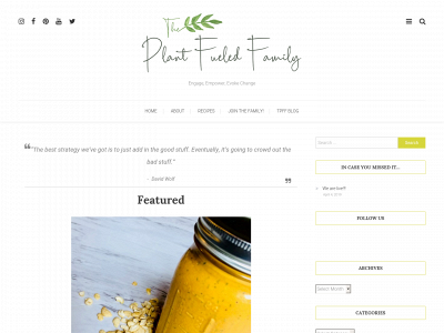 theplantfueledfamily.com snapshot