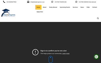 step4progress.co.uk snapshot