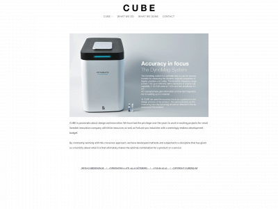 cubedesign.se snapshot