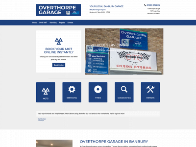 overthorpegarage.co.uk snapshot