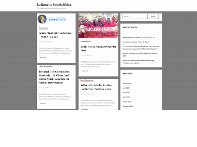 larouchesouthafrica.com snapshot
