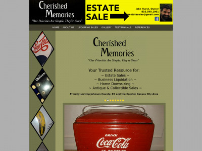 cherishedmemorieskc.com snapshot