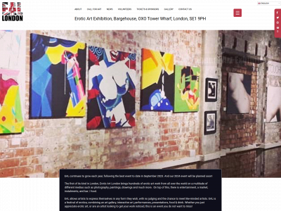 londoneroticartexhibition.co.uk snapshot