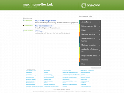 maximumeffect.uk snapshot