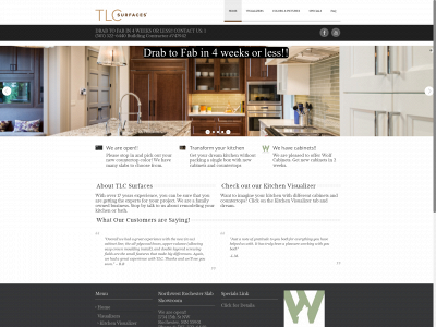 tlcsurfaces.com snapshot