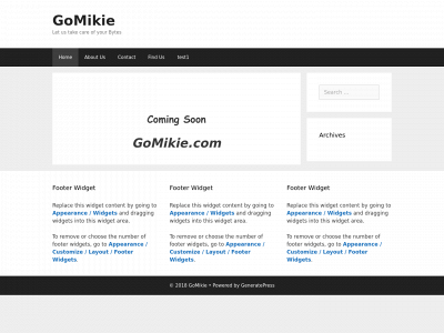 gomikie.com snapshot