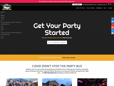 nycpartybuspros.com snapshot