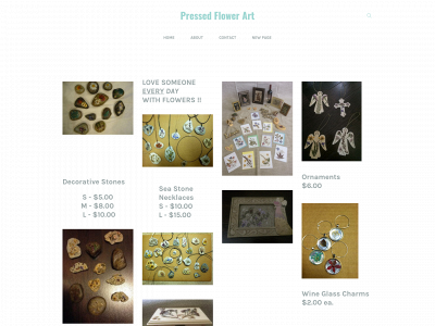 pressedflowerart.weebly.com snapshot