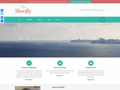 shooflycopywriting.com snapshot