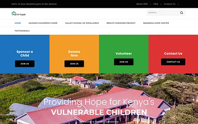 hope4kajiado.org snapshot