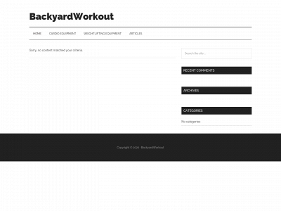 backyardworkout.com snapshot