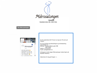 mikrosalongen.no snapshot