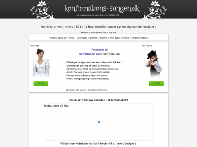 konfirmations-sangen.dk snapshot