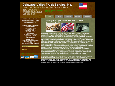 delvaltruck.com snapshot