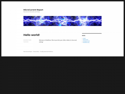 microcurrentreport.com snapshot