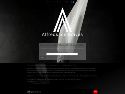 alfredssonknives.com snapshot