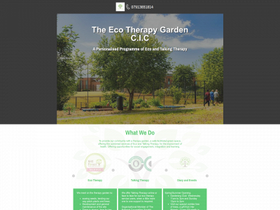 theecotherapygarden.com snapshot