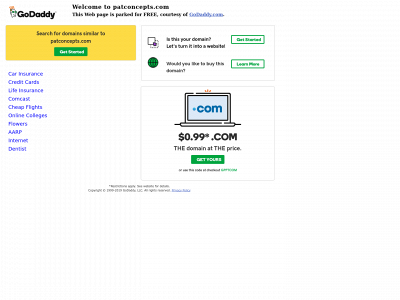 patconcepts.com snapshot