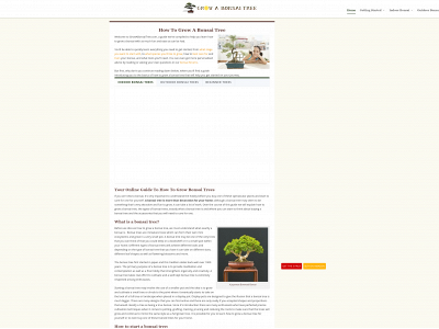 growabonsaitree.com snapshot