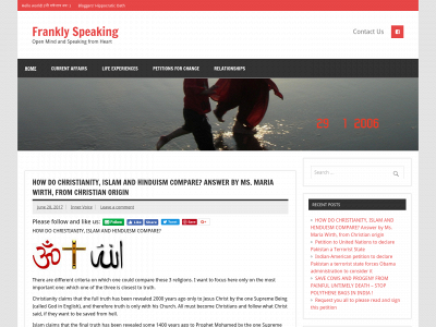speakingfranklyonline.com snapshot
