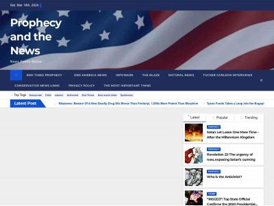 prophecyandthenews.com snapshot