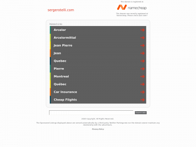 sergerotelli.com snapshot