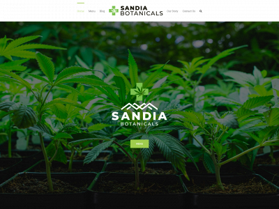 sandiabotanicals.com snapshot