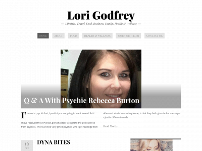 lorigodfrey.com snapshot