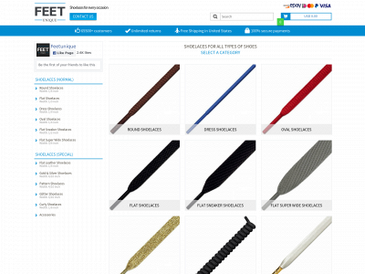 feetuniqueshop.com snapshot
