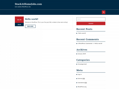 stuckathomejobs.com snapshot