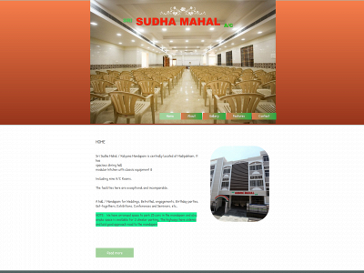 srisudhamahal.com snapshot